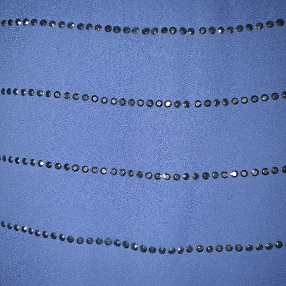 Blue Rhinestone Top - Picture 3 of 4